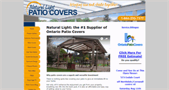 Desktop Screenshot of ontariopatiocovers.com