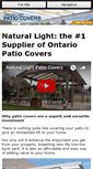 Mobile Screenshot of ontariopatiocovers.com